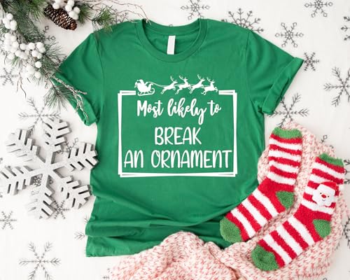 Most Likely to Christmas Shirt, Family Xmas T-Shirts, Holiday Party, Cousin Crew Pajamas, Santa Claus Gifts for Friends2