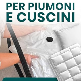 myHodo Sacchetti Sottovuoto XXL (6 Pezzi, 80x120 cm) – Extra Grandi Buste Salvaspazio Riutilizzabili per Piumoni, Coperte, Vestiti e Tessuti Voluminosi, Sacchi Durevoli con Doppia Chiusura Ermetica