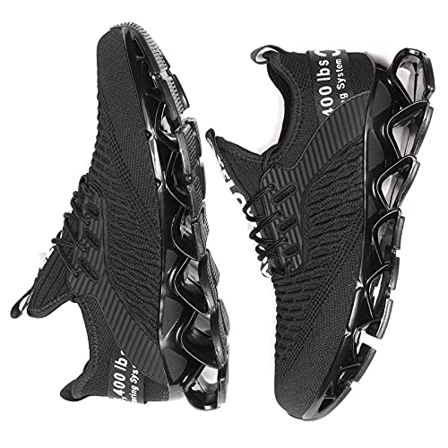 Womens Low Top Running Shoes Blade Tennis Walking Sneakers Comfort Fashion Non Slip Work Sport Zapatos De Hombre Black #TOP6