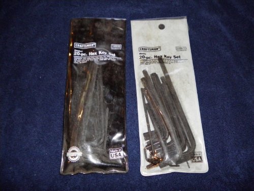 CRAFTSMAN ALLEN HEX WRENCHES SET