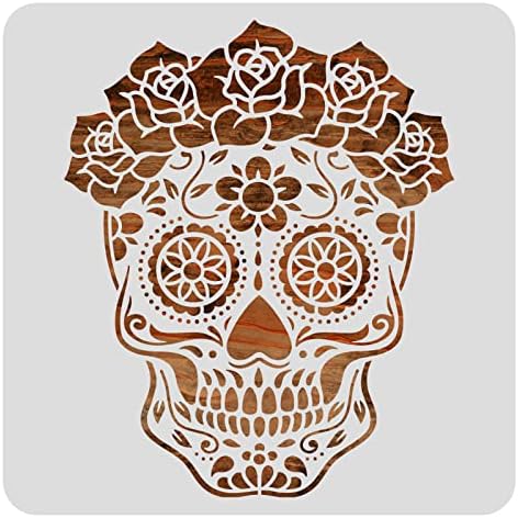 amazon-konsait-8pack-day-of-the-dead-cake-stencils-templates