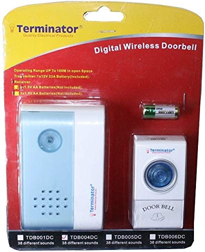 Terminator TDB 004DC Digital Wireless Door Bell