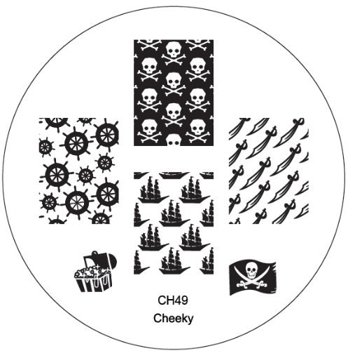 CH49 Professional Nail Art Salon Quality Stamp Template/Stamping Stencil/Image Plate With New Designs By VAGA