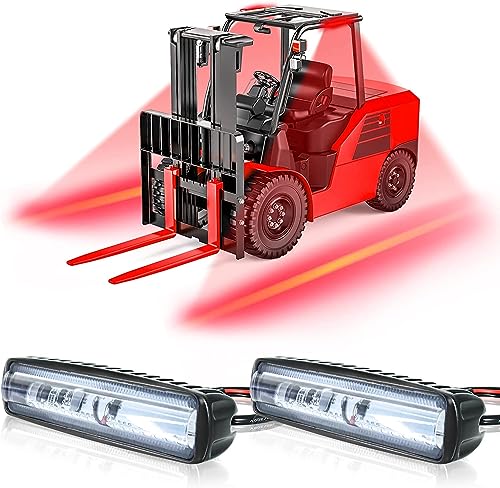 Luz roja recta 18W de seguridad para carretilla elevadora con tecnología LED de almacén 2