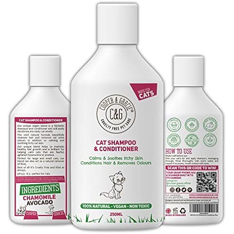 Natural Cat Shampoo & Conditioner for Sensitive Skin Cover