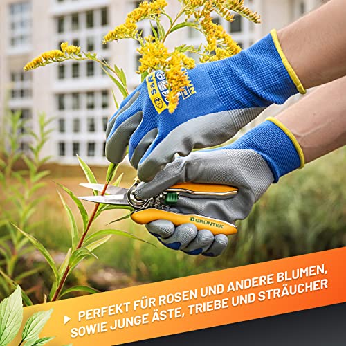 YYTECH 2 Stück Gartenschere Edelstahl - Rosen- & Pflanzenschere 170mm Für Gartenarbeit