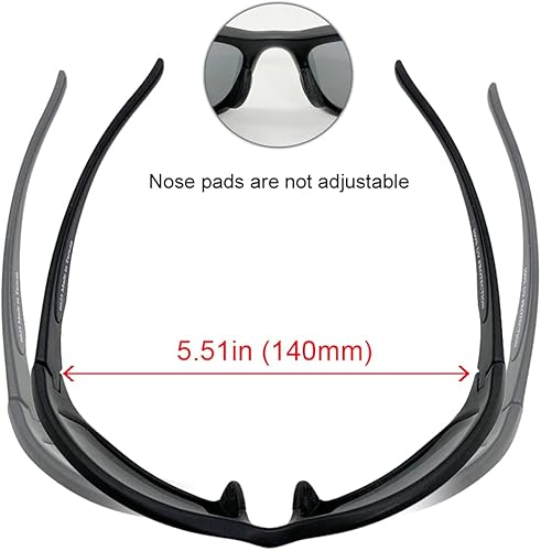 Miniatura 4 de XII WY - Gafas de sol deportivas polarizadas para hombre y mujer, para ciclismo, béisbol, correr, pesca, conducción