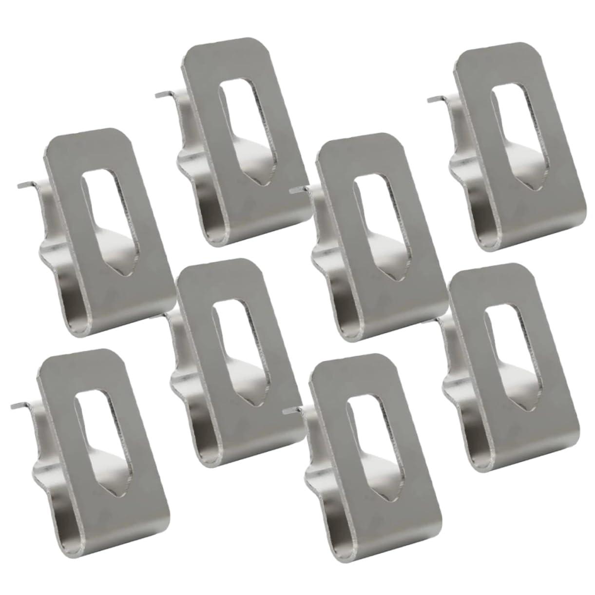 NUOBESTY 4 Set Fibbia Della Vita Utensile Gancio Da Cintura Per Trapano Avvitatore Cintura Di Lavoro Gancio Per Clip Da Cintura Di Ricambio Strumento Clip Da Cintura Argento 8 Pezzi*4