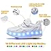 Imagen de Zapatillas con Ruedas niña y niños Zapatillas con Luces Zapatillas Patines con USB Automática Calzado de Skateboarding Zapatillas Patines Regalos creativos de Vacaciones para niños