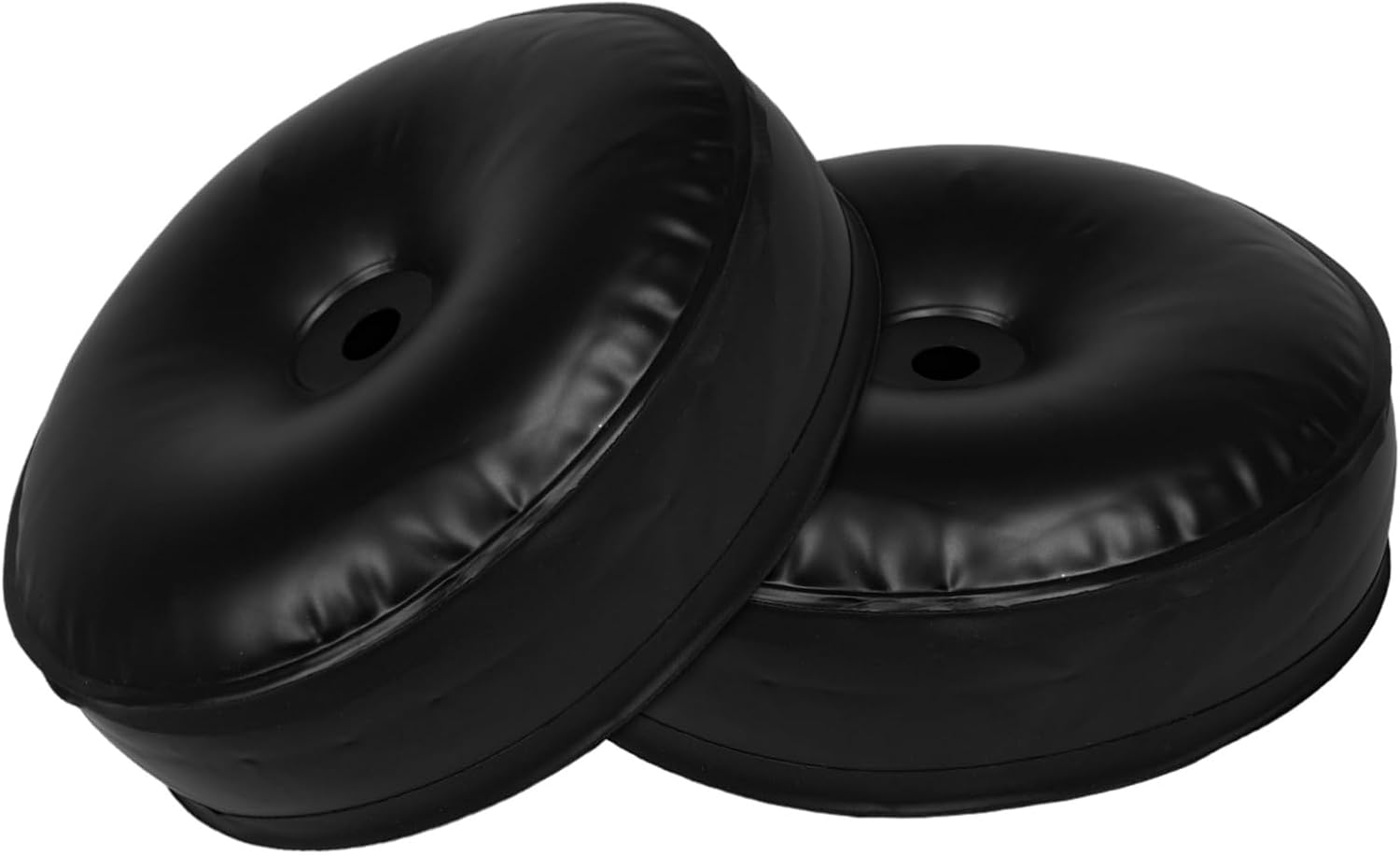 2 Pcs PVC Inflatable Weights Adjustable Water Sand Fill Dumbbells for Aquatic Exercise Lightweight Soft Hand Weights for Adults for Home Workouts and Pool Fitness