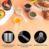 11 PCS Protein Powder Scoops, Protein Scoop, Protein Scoop, Scoops for Powder, 5 g, 7.5 g, 10 g, 15 g, 20 g, 25 g, 30 g, 35 g, 40g, 50 g, 60g for Washing, Coffee, Milk, Cereal Powder - Image 4