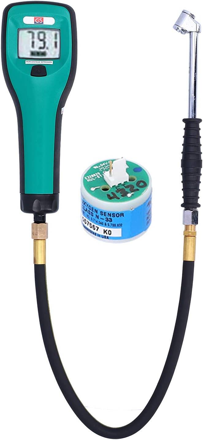Nitrogen Detector Analyzer Gas Detector Handheld Rubber Sensor Gas Analyzer for Testing Automobile Tires Nitrogen Purity