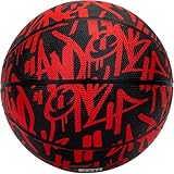 AND1 Street Ink Rubber Basketball: Official Regulation Size 7 (29.5 inches) Rubber Basketball - Deep Channel Construction Streetball, Made for Indoor Outdoor