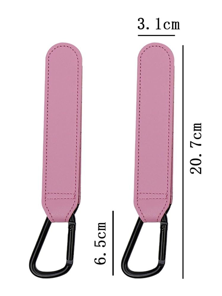 Shabany Hook 2 pieces universal fit, Deep pink - Image 3