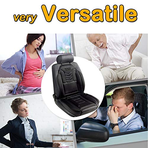 Big Hippo Car Seat Cushion, Car Seat Pad Cover Pain Relief for Auto Driver Seat Office Chair Home Use for All Seasons - Thumbnail 5