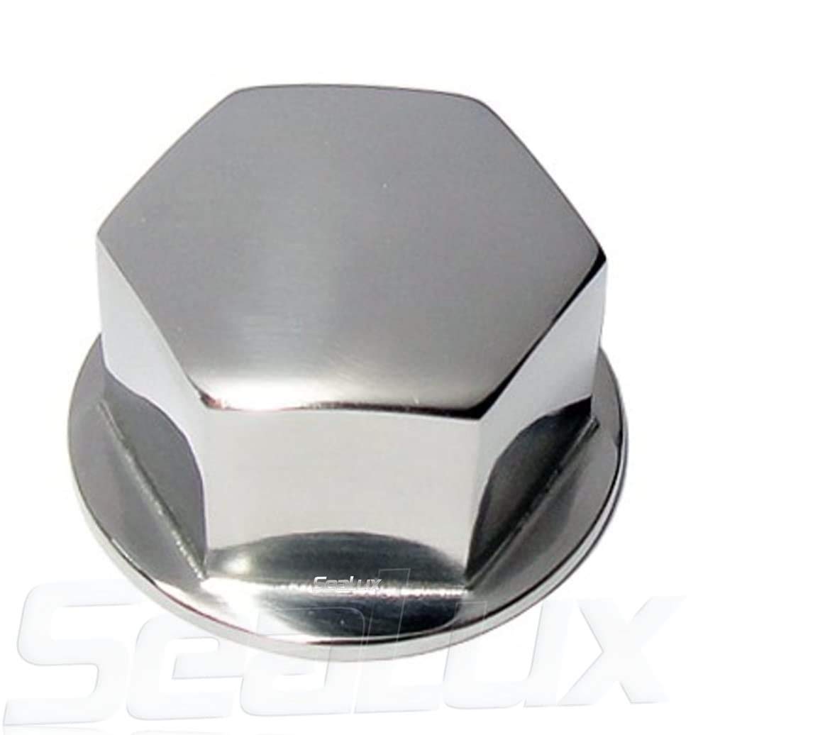 SeaLux Marine 316 Stainless Steel 5/8"-18 Steering Wheel Center/Hub Nut for Hydraulic Helms System Boat, Yacht