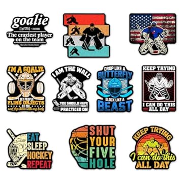 ice hockey helmet stickers