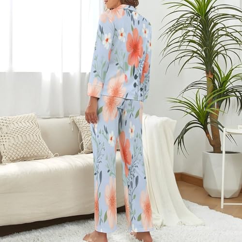 Pyjama femme ouvert devant pour un enfilage facile et confortable - 3