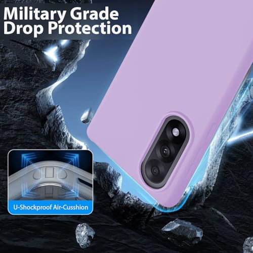 Image of LIRAMARK Liquid Silicone Soft Back Cover Case for OnePlus Nord 5 5G| Soft Micro-Fibre Lining Inside | Camera Protection Bump (Lavender)