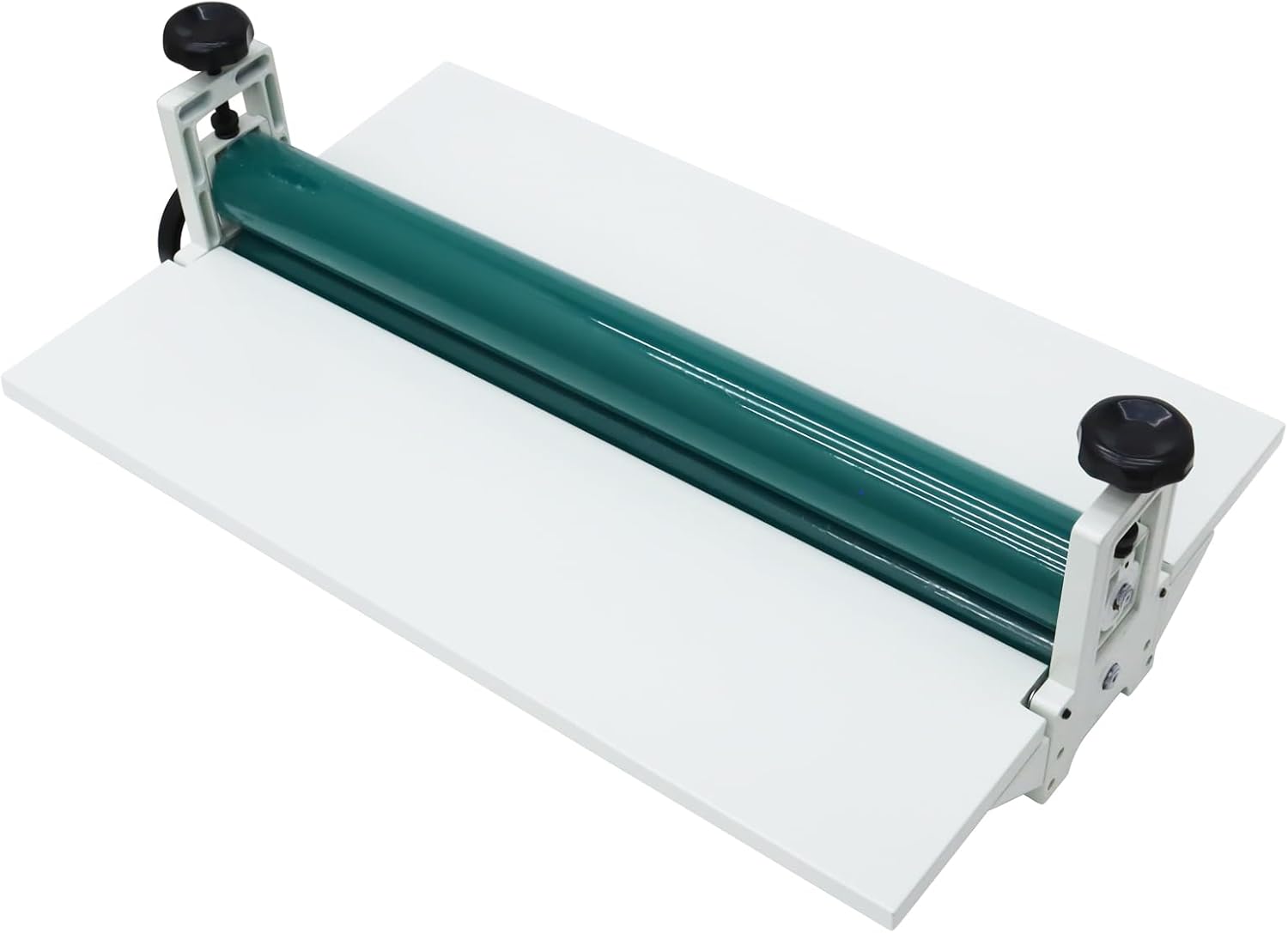 INTBUYING Manual Cold Roll Laminator 25'' Laminating Machine Glossy Uv Luster Vinyl Cold Laminating Film 25x180