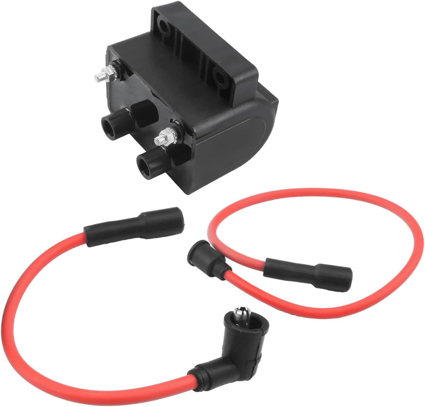 31614-83A 31996-86B 31986-86A Ignition Coil & Spark Plug Wire Cap Kit Compatible with Harley Sportster 1200 (1991-2003, Except XL1200S) & Sportster 883 XLH883/XL883 (1991-2003)