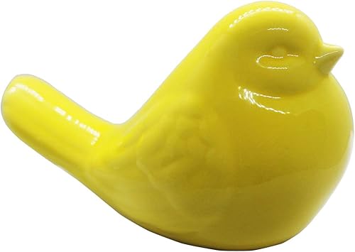 Miniatura 7 de Nueva figura de pájaro azul, figura de ave regordeta de cerámica, decoración de estatua de pájaro de animales de cabaña para decoración del jardín