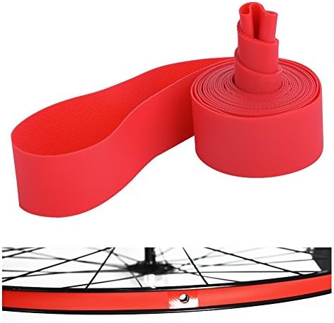 2Pcs Bike Tire Liner, Flat Proof Bicycle Tires Mountain Bike Inner Tube Tire Rim Strip Rim Tape Protection Pad Puncture Proof Belt (Size : 26inch)