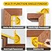 2 Pcs Protractor Angle Finders, Adjustable Protractors 0°-180° with Locking Nut(for Exterior, Interior, Bevel Angles), Portable Angle Measurement Tools for Carpenters & Woodworking Hobbyists & DIYer