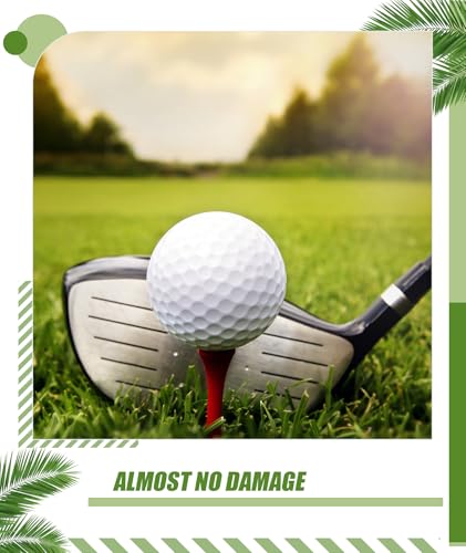 Image of 30 Pack Plastic Golf Tees,Golf Kit, Contain 24 Pcs 83mm Unbreakable Long Tees and 6 Pcs 38mm Short Tees, Mixed Color, Frictional Resistance Reduction