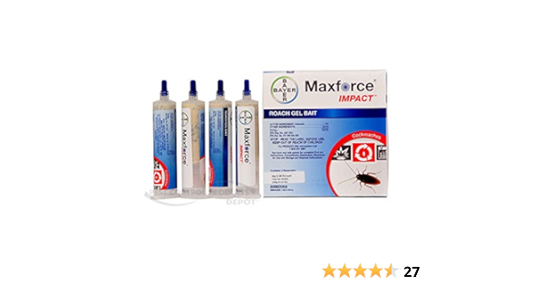Amazon.com : Maxforce Impact Roach Bait Gel 30g Reservoir ...