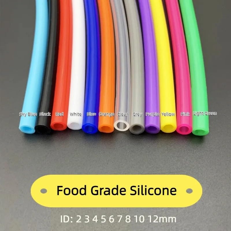 1PCS 1M Food Grade Transparante Siliconen Rubber Slang 2 3 4 5 6 7 8 9 10 11 12 14 16 Mm Out Diameter Flexibele Clear Siliconen Buis (Size : 100cm, Color : 7x11mm