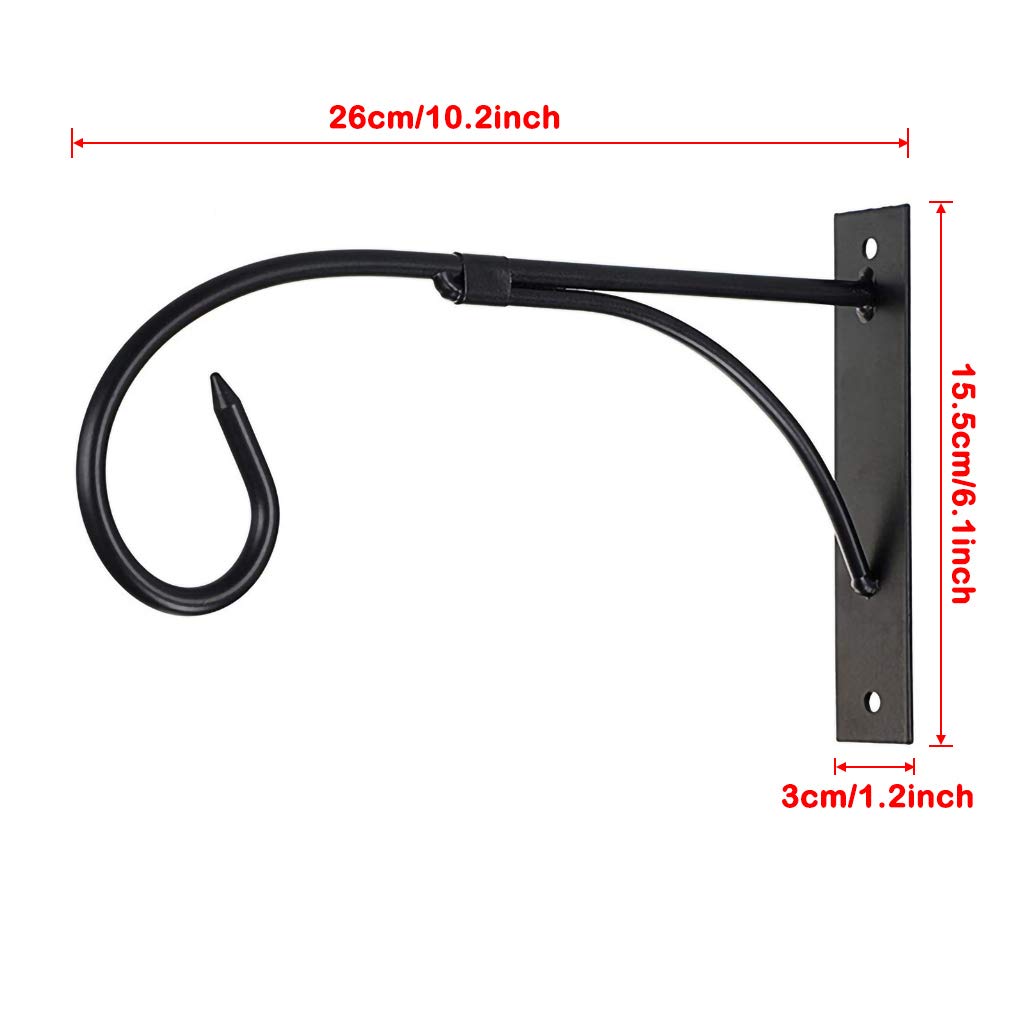 Epochleno Lot De 2 Supports Muraux En Métal Pour Guitare Avec éponge De