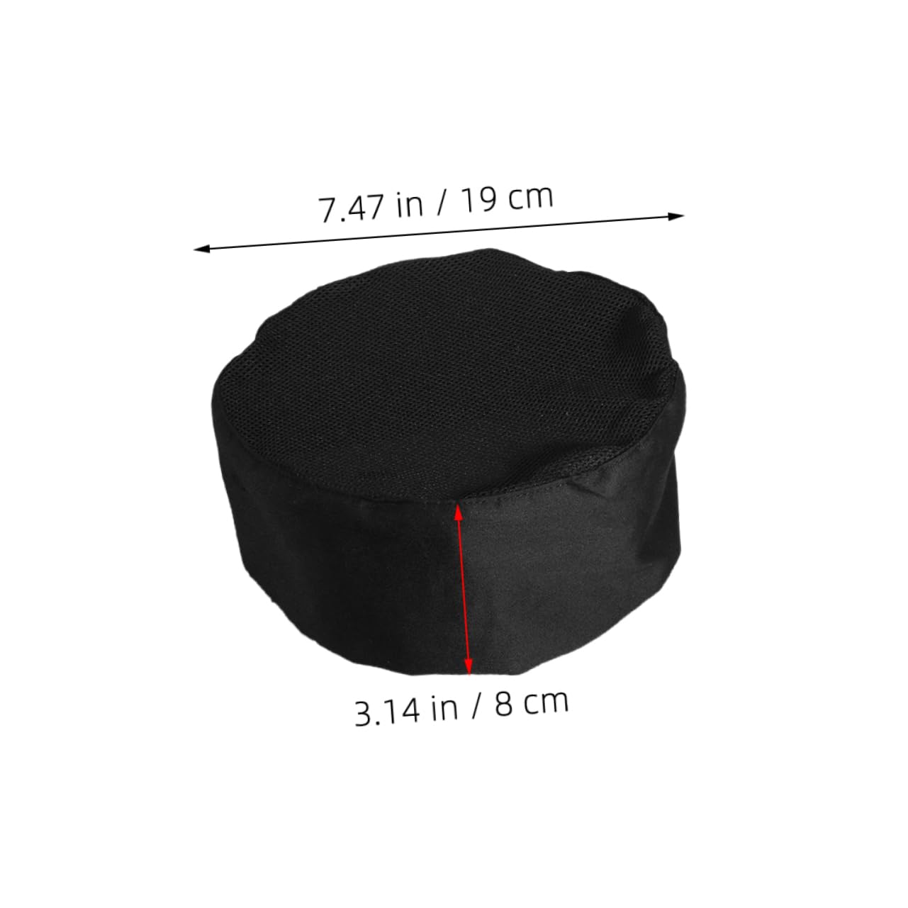 OUNONA 6piezas Gorro De Chef Negro Ajustable Transpirable Malla Superior para Repostería Sushi o Cocina Casera Unisex para Hombres y Mujeres