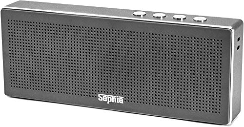 Sephia Z1 Mini Bluetooth Wireless Speakers, Portable Speaker with Built In Microphone, Stereo Sound, Clean Bass, Compatible with iPhone, iPad, Samsung, Tablets, Laptops and More
