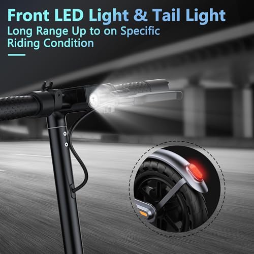 image for VOLPAM 8.5'' Electric Scooter, Max 20 Miles Range, Peak 500W Motor, Ma