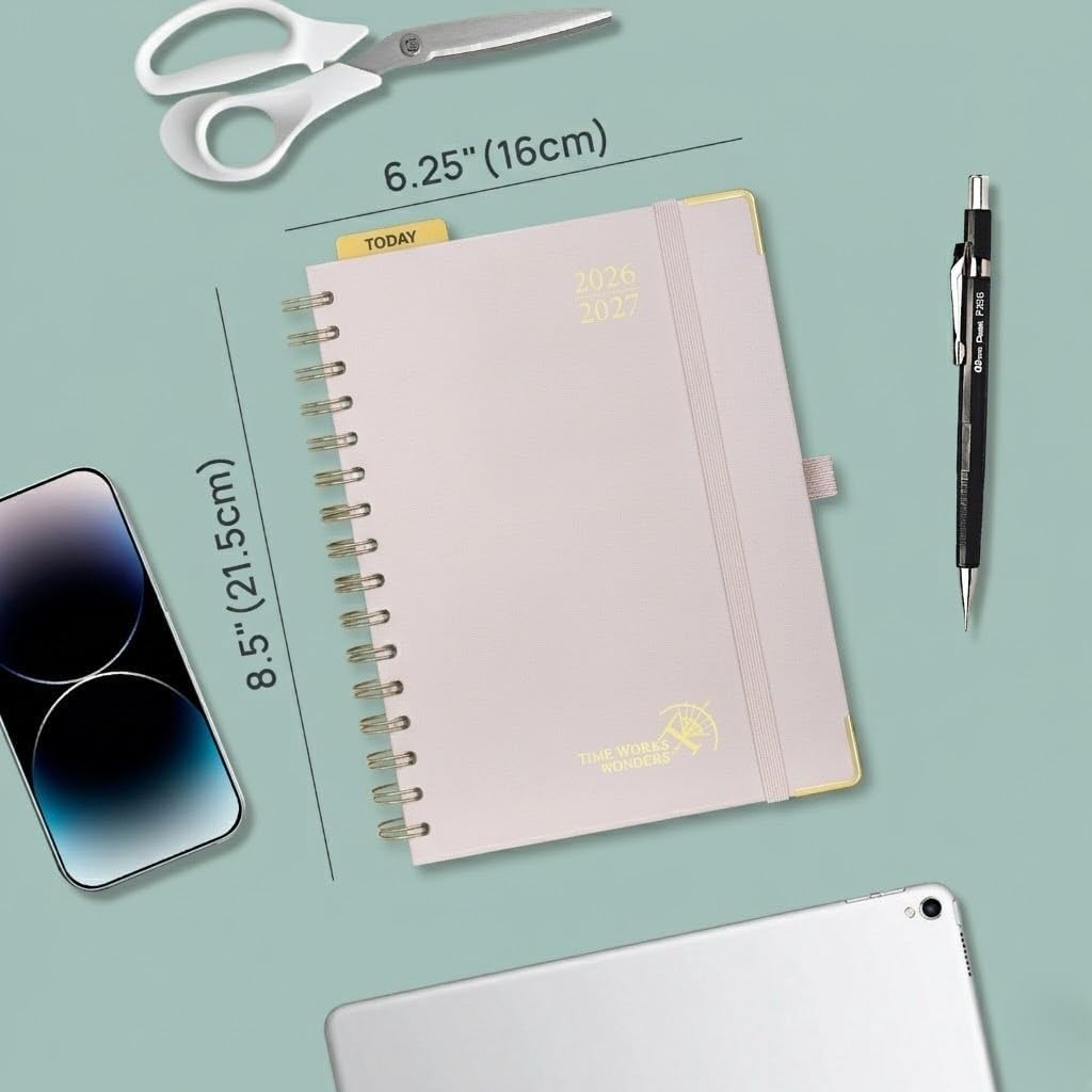 POPRUN Monthly Planner 2027-2028, 6.25" x 8.5", 18-Month Calendar Book image 3