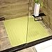 Szxin Tapis de Bain/Douche de carré antidérapant, 80 x 80 cm, Tapis de Douche en PVC antidérapant avec Ventouse antifongique, Lavable en Machine