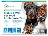 5Strands Kibble & Wet Pet Food Intolerance Test for Dogs & Cats, Identify Trigger Ingredients In Your Pet’s Diet, At Home Hair Sample Screening for 410 Ingredients Including Dairy Powder & Meat Powder