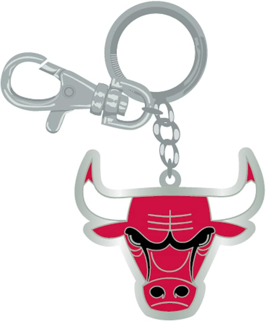 Pro Specialties Group Chicago Bulls Keychain Zamac, NBA Gifts and Merchandise