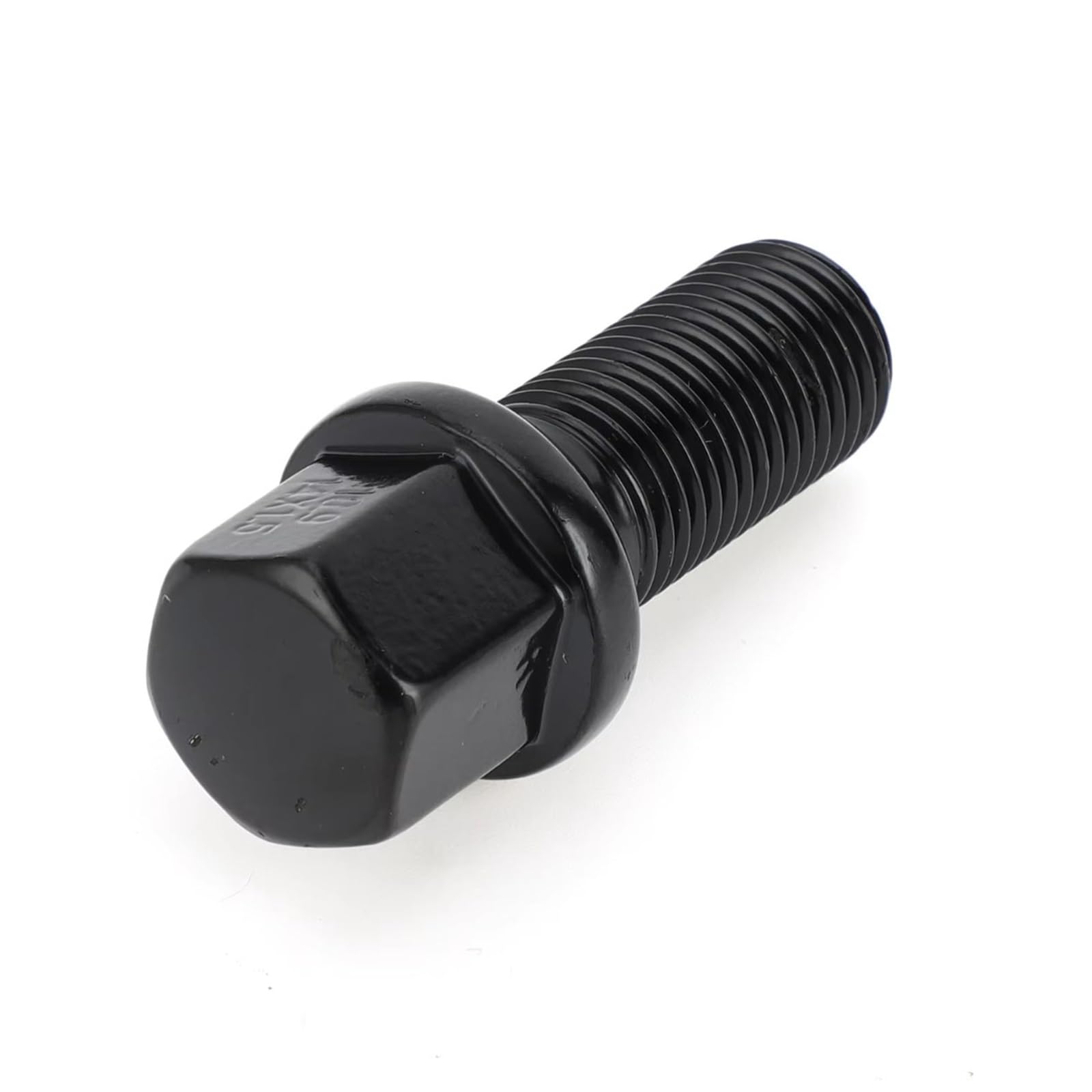 Compatibile con 10 pezzi M14x1.5 Ruota a sfera Lug Bullone Ruota in acciaio legato Lug Studs 27mm Shank Ruota Acciaio Lug Bulloni Dado ruota Auto Bulloni Cerchi
