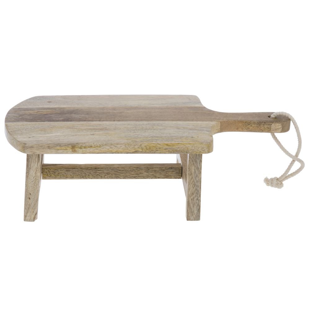 Cutting Board Riser Rectangular Mango Wood - 15 4/5"L x 9"W x 4 3/5"H by HUBERT – Wood, Natural, Model 99061
