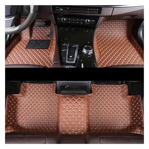 Tapis voiture en cuir marron de prestige pour Suzuki S-Cross