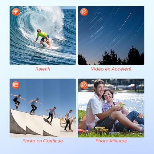 Appareil photo numérique étanche caméra sous-marine de plongée haute définition