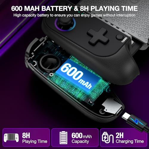 HASACOOL Manette de jeu mobile pour Android, joystick à effet Hall RVB sans fil - PS Remote Play/Steam Link/GeForce Now-Call of Duty, Roblox – vue 3