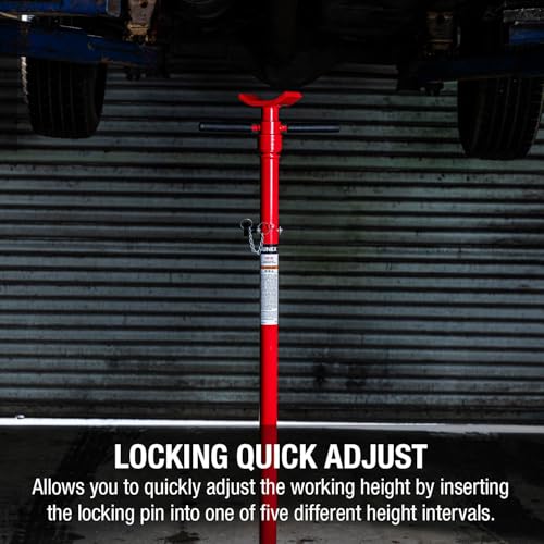 Image of SUNEX TOOLS 6813 1,500 LBS. Quick Adjust Underhoist Stand