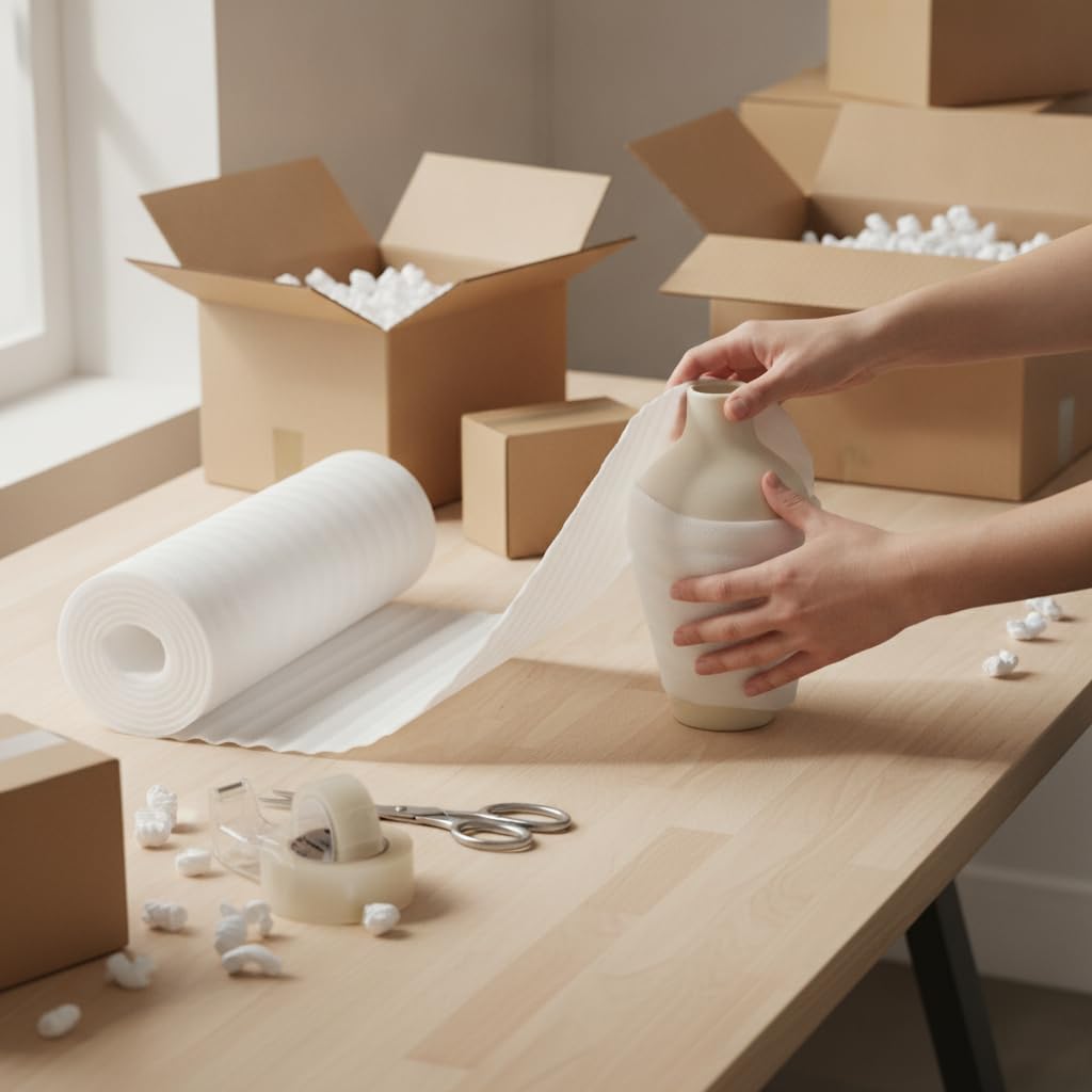 Pannello Protettivo in Schiuma a Cellula Chiusa per Riempimento Vuoti E Protezione di Oggetti Delicati Struttura Leggera E Tagliabile Mira per, Bianco; 60KG alta densità-2mm 113cm
