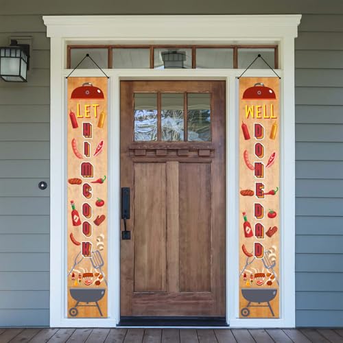 Let Him Cook Well Done Dad �h�A�o�i�[ �ʔ��� BBQ ���̓� �O���� �e�[�} �p�[�e�B�[ �f�R���[�V���� �v �j�� �n�b�s�[�o�[�X�f�[ �p�[�e�B�[ ���� ���O �p�[�e�B�[�p�i �ʐ^�u�[�X �w�i ������ ����