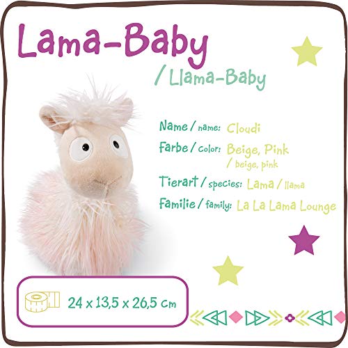 NICI Kuscheltier Lama Baby Cloudi 25 cm – Lama Plüschtier für Mädchen, Jungen & Babys – Flauschiges Stofftier Lama zum… – Bild 3