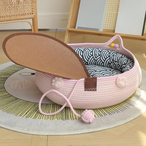 Panier pour chat antidérapant évitant les glissades au sol