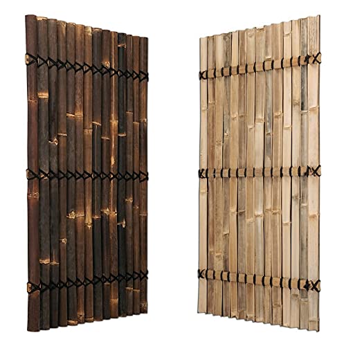 Gartensichtschutz Bambus Floordirekt Bambus Sichtschutz 200x300 Cm -  Natrlicher Gartenzaun, Wind- & Sichtschutz Fr Terrasse & Balkon